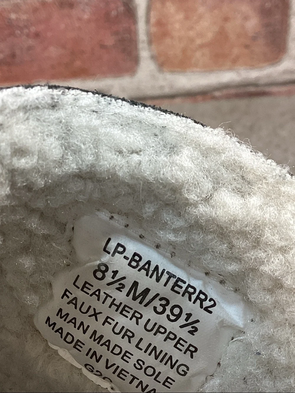Lucky Brand Banter women’s faux fur lined black ankle boots size 8.5